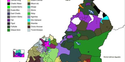 რუკა კამერუნი ენა